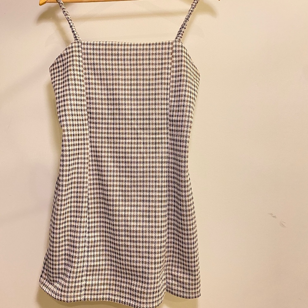 Houndstooth minidress